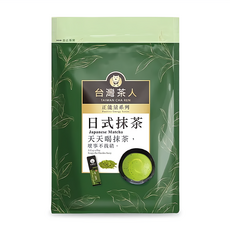 台灣茶人 正能量系列 日式頂級抹茶粉 隨身包, 低溫研磨，冷熱水沖泡, 2g, 18包, 2袋