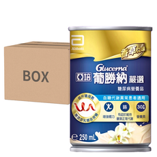 Abbott 亞培 Glucerna 葡勝納 嚴選 250ml，低GI，糖尿病營養品，24罐 Set，香草口味