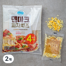 덴마크 모짜렐라 피자치즈 멀티팩, 70g, 4개입, 2개 280g, 2개