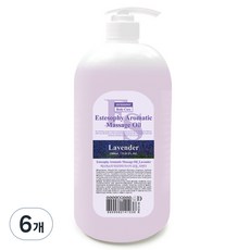 에스테소피 아로마틱 마사지 오일 라벤더, 1000ml, 6개