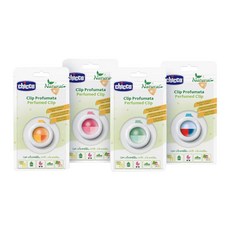 Chicco 草本防蚊夾扣, 天然香茅精油, 無添加樟腦及DEET, 適用於3歲以上, 1個, 隨機出貨