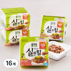 풀무원 국내산 콩 생나또, 49.5g, 16개