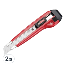 SDI 手牌 自動鎖定大美工刀 0423C 18 x 100mm, 顏色隨機, 2支