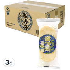 제왕 쌀과자 고소한맛 사각, 1kg, 3개