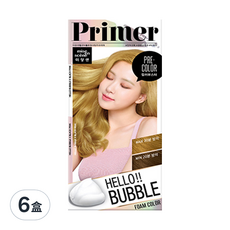 mise en scene 魅尚萱 Hello Bubble 泡沫褪色劑 Primer，染髮前使用, 6盒