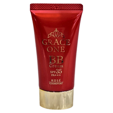 KOSE 高絲 GRACE ONE 極上活妍 特濃彈力BB霜 SPF35 PA+++, 美容液80%, 溫水可卸, 遮蓋小細紋, 02 自然健康的肌色, 自然色, 50g, 1條
