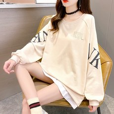 루나걸 여성용 카엘 루즈핏 맨투맨