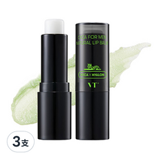 VT COSMETICS 男仕積雪草護唇膏 4.1g 粉紅色, 3支