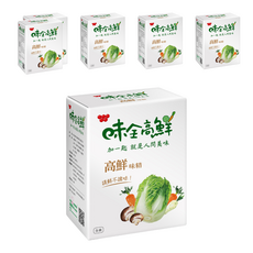 味全 高鮮味精 500g, 嚴選台灣契作蔬果原料製作, 原料通過農殘檢驗, 獨家日本造粒技術, 6盒