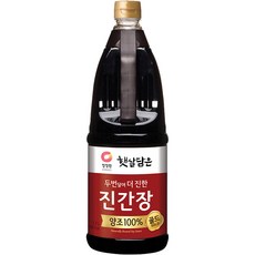 청정원 두번달여 더 진한 진간장골드, 1.7L, 1개