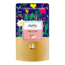 High Tea 伂橙 水蜜桃天堂果味茶, 蜜桃口味花果茶，果香清甜順口, 三角立體茶包，方便隨身攜帶, 2g, 20包, 1袋
