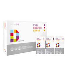 다나음 비타민 D 1000IU 세트 연질캡슐 (어린이용), 60정, 3개