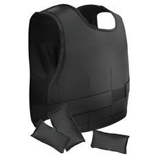 三次方 ff003-1可調節負重背心 5kg (1件) - 健身重訓，提升運動強度, 黑色