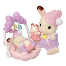 EPOCH Sylvanian Families 森林家族 可可兔好夢搖籃組, 1組