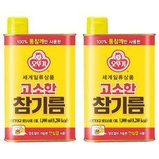 OTTOGI 不倒翁 香醇芝麻香油, 1L, 2桶
