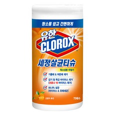 CLOROX 高樂氏 廚房清潔濕紙巾，99.9%殺菌，75枚入, 1罐