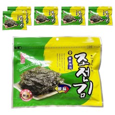 良澔 金朝鮮海苔 原味 30g*6包 (韓國海苔、酥脆海苔、休閒零食)