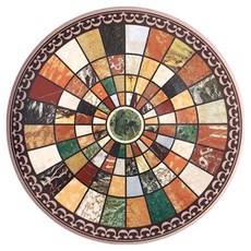 life shop 矽藻土防滑杯墊, D款彩繪圖案, 吸水防滑, 1入, Multicolor, 10.8cm diameter