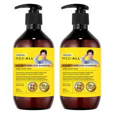 메디올 알시피 안티 헤어 로스 샴푸 우디향, 480ml, 2개 2개, 480ml