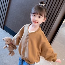 여아용 배트 프린트 점퍼 CCV56GJP280