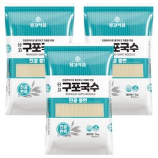 몽고간장 구포국수 진공중면, 3kg, 3개