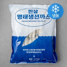 흰살 명태생선까스 (냉동), 1.2kg, 1개