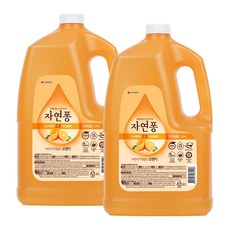 Jayeonpong 洗碗精 橘子香, 3.04L, 2瓶