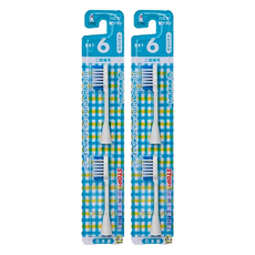 minimum 替換牙刷頭, 4排刷毛 內長外短, BRT-6T, 2組