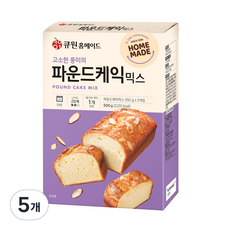 큐원 파운드 케익 믹스 2p, 500g, 5개