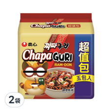 NONGSHIM 農心 浣熊炸醬烏龍麵 140g, 10包