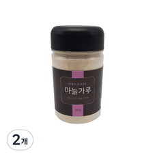 유기농 마늘가루, 140g, 2개