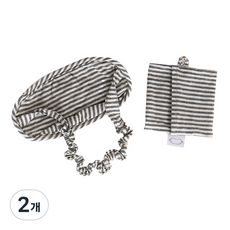 디엠코퍼레이션 알럽홈 소프트 코튼 수면안대 아이보리스트라이프