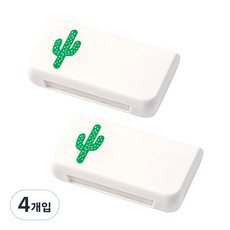 디엠코퍼레이션 알럽홈 플랜트 미니 알약 케이스 선인장, 4개