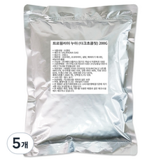 쿠킹스토리 발로나 트로필리아 누아 다크초콜릿, 200g, 5개
