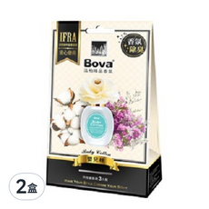 Bova 法柏精品香氛 花漾香氛包 嬰兒棉 3入, 歐洲進口香精油, 通過SGS檢驗, 無甲醛, 30g, 2盒