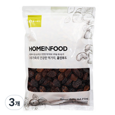 홈인푸드 건포도, 3개, 1kg