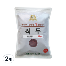 대한농산 적두 팥, 2kg, 2개