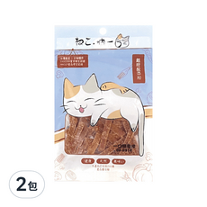Neko 吶一口 貓零食 鯛魚條，一口鯛魚條，添加離胺酸，台灣嚴選，ISO22000/HACCP食品安全認證, 30g, 2包