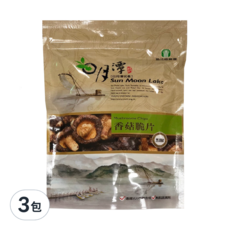 魚池鄉農會 香菇脆片, 通過SGS檢驗合格 無添加防腐劑 純素可用 夾鏈袋設計, 90g, 3包