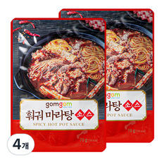 곰곰 훠궈 마라탕 소스, 70g, 4개