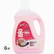 아브카 프리미엄 울케어 중성세제 본품, 6개, 3L