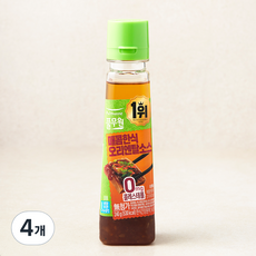 풀무원 콜레스테롤 제로 매콤한식 오리엔탈 소스, 240g, 4개