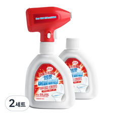 오토젯 버블클린 자동 곰팡이 제거제 용액 700ml x 2p + 건, 2세트