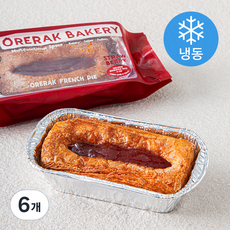 오르랔베이커리 후렌치파이 스트로베리 (냉동), 135g, 6개