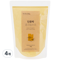 가루선생 단호박 콩 크림 수프 가루, 300g, 4개