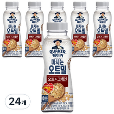 퀘이커 마시는 오트밀 오트&그레인, 50g, 24개