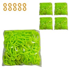 Dongkwang Safety螢光鍊條+塑膠連接環, 5個