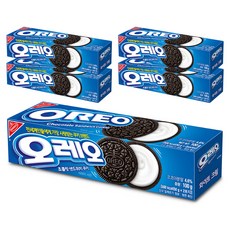 오레오 화이트 크림, 100g, 5개