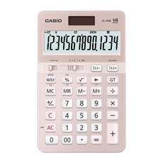 카시오 일반 계산기 JS-40B, 핑크, 1개