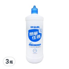 依必朗簡單任務浴廁亮光清潔劑，清新花香，高濃縮保新配方，中性配方，不含鹽酸, 1L, 3瓶
